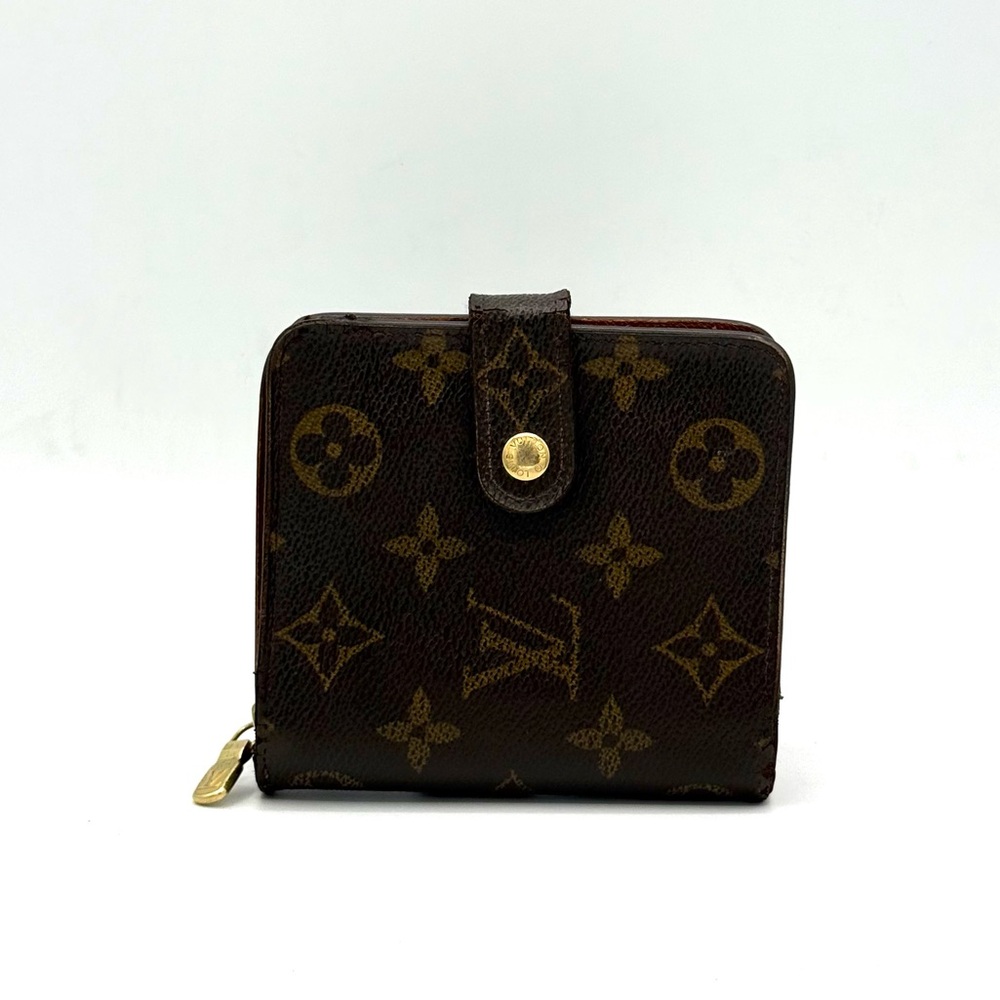 Louis Vuitton Monogram Compact Zip Wallet Vintage Y2K ✔️Authentic, 2000 Unisex